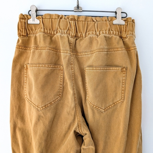 Vero Moda Women's Golden Ocre Pull-on Trousers ~ Size M - Picture 5 of 6